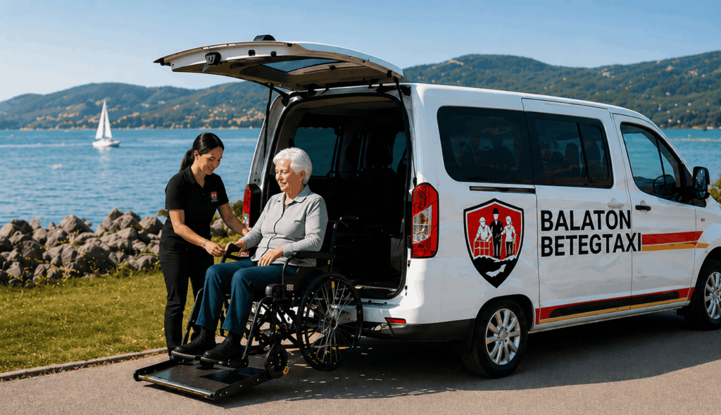 balaton betegtaxi idős ember szállítása